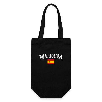 Murcia, Spain, Spanish flag, Spaniards - Gift Bag for Bottles - black - Front
