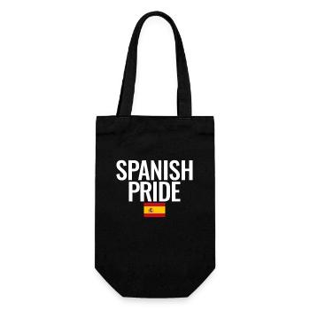 Spanish Pride Spanien Spanische Flagge Spanier - Geschenkbeutel für Flaschen - Schwarz - Vorne