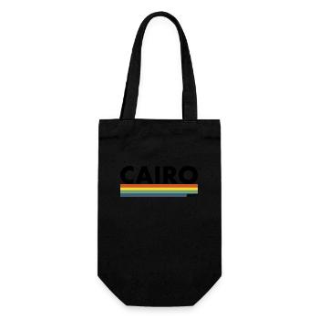 Le Caire Rétro Égypte Égypte Égypte Egypte Egyptienne Egypte - Sac à bouteille - noir - Devant