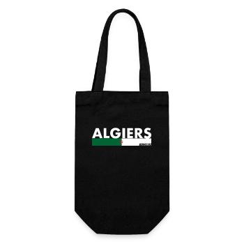 Alger Algérie Drapeau Algérien Algérien - Sac à bouteille - noir - Devant