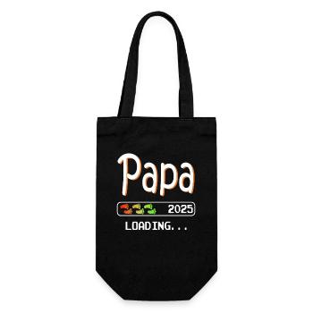 Futur papa 2025 chargement père grossesse - Sac à bouteille - noir - Devant