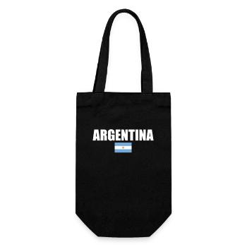 Argentine Argentine Drapeau argentin - Sac à bouteille - noir - Devant