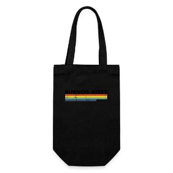 Buenos Aires Retro Vintage Argentina - Gift Bag for Bottles - black - Front