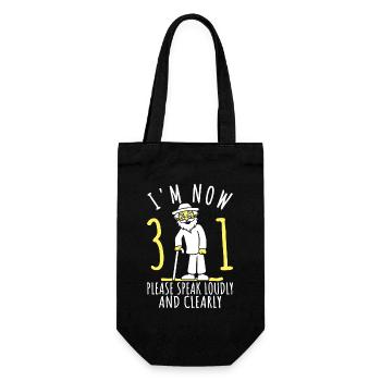 31e anniversaire 31 31 j’ai maintenant 31 ans - Sac à bouteille - noir - Devant