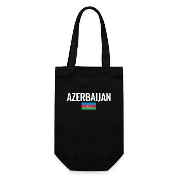 Azerbaïdjan Azerbaïdjan Drapeau de l’Azerbaïdjan - Sac à bouteille - noir - Devant