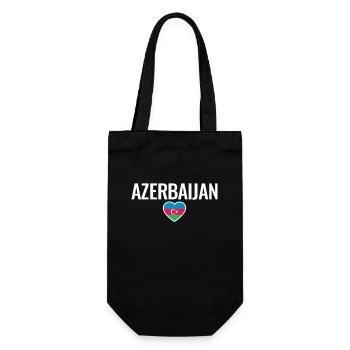 Azerbaïdjan Azerbaïdjan Drapeau de l’Azerbaïdjan - Sac à bouteille - noir - Devant