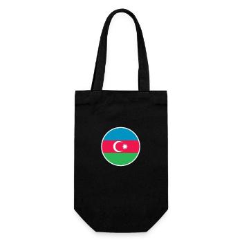 Azerbaïdjan Drapeau de l’Azerbaïdjan - Sac à bouteille - noir - Devant