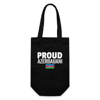 Fier drapeau azerbaïdjanais de l’Azerbaïdjan - Sac à bouteille - noir - Devant