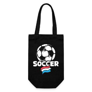 Icône de l’équipe de football des Pays-Bas Flag Soccer Ball - Sac à bouteille - noir - Devant