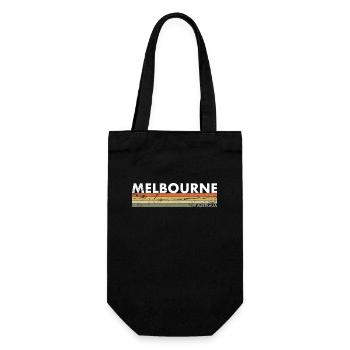 Melbourne Retro Australie Vintage Australien - Sac à bouteille - noir - Devant