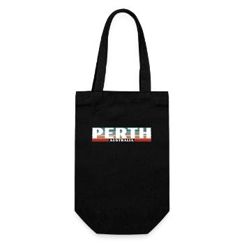 Perth, Australie Retro Australie Australienne - Sac à bouteille - noir - Devant