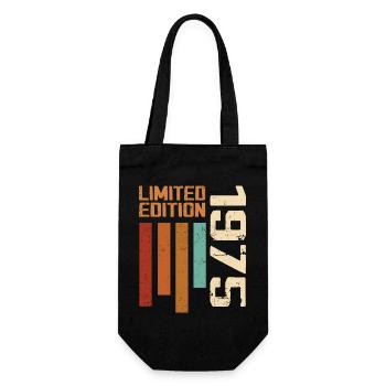 Vintage 1975 Cadeau d’anniversaire 1975 Retro 1975 - Sac à bouteille - noir - Devant