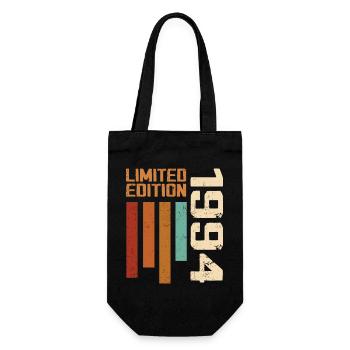 Vintage 1994 Birthday Gift 1994 Retro 1994 - Gift Bag for Bottles - black - Front