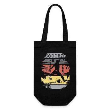 Soccer Germany Team Collage Ball Explosion - Gift Bag for Bottles - black - Front