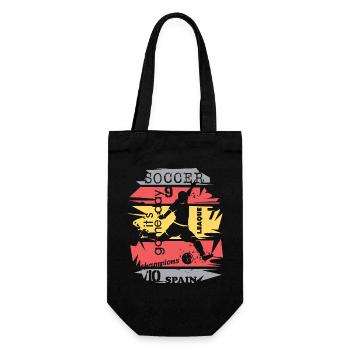 Football Espagne Tir De But Illustration Joueur - Sac à bouteille - noir - Devant