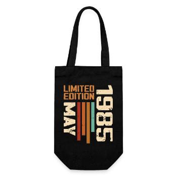 Mai 1985 Vintage Nées En Mai 1985 Anniversaire - Sac à bouteille - noir - Devant