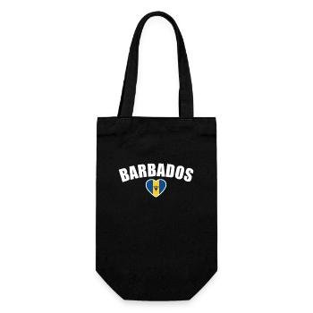 Barbados Barbadian Flag Barbadians - Gift Bag for Bottles - black - Front
