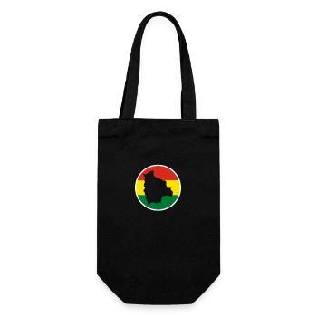 Bolivien Karte Bolivianische Flagge Bolivianer - Geschenkbeutel für Flaschen - Schwarz - Vorne
