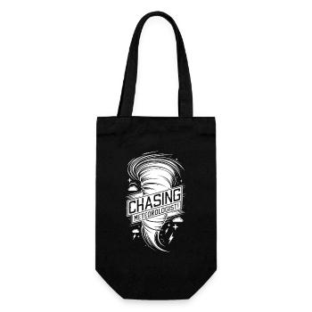 Tornado Twister Chasing Meteorologist - Gift Bag for Bottles - black - Front