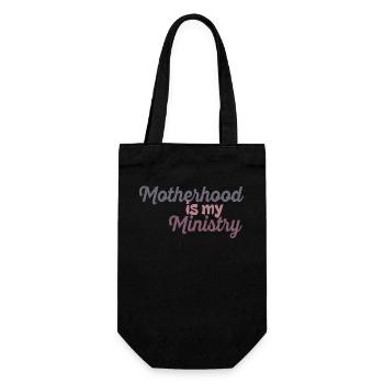 La maternité est mon ministère - Sac à bouteille - noir - Devant