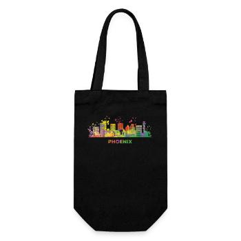 Phoenicians Skyline Phoenix - Gift Bag for Bottles - black - Front