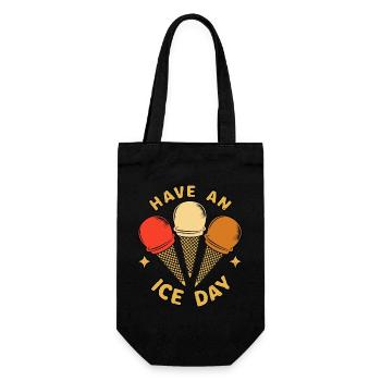 Cornets de crème glacée Ice Cream Lover - Sac à bouteille - noir - Devant