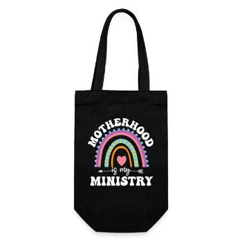La maternité est mon ministère - Sac à bouteille - noir - Devant