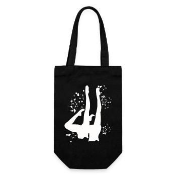 Artistic Swim Team Synchronschwimmen - Geschenkbeutel für Flaschen - Schwarz - Vorne