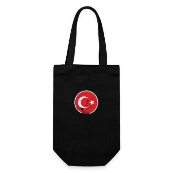 Turquie Vintage Drapeau turc Turk - Sac à bouteille - noir - Devant