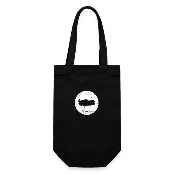 Turkey Map Vintage Turkish Turk - Gift Bag for Bottles - black - Front