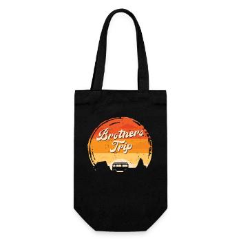 Sibling Brothers Journey - Gift Bag for Bottles - black - Front