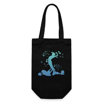 Artistic Swim Team Synchronschwimmen - Geschenkbeutel für Flaschen - Schwarz - Vorne