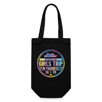 Avertissement Girls Trip In Progress 2025 - Sac à bouteille - noir - Devant