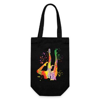Artistic Swim Team Synchronschwimmen - Geschenkbeutel für Flaschen - Schwarz - Vorne
