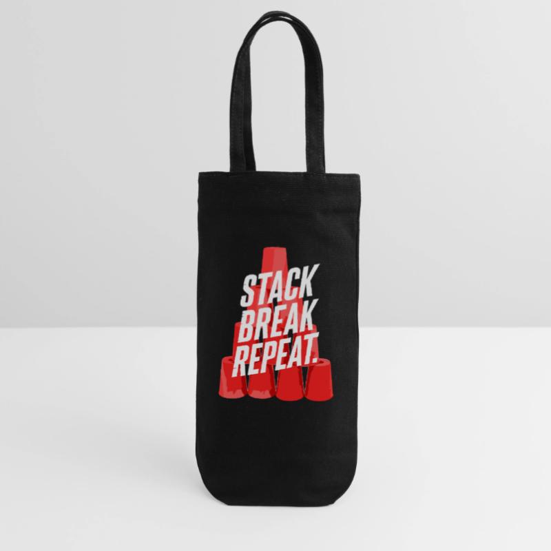 Stack Break Repeat Stacking Cups Speed Stacker Geschenkbeutel für Flaschen