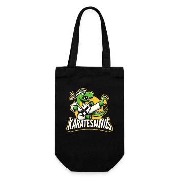 Karaté Karaté Combattant Arts Martiaux Karatesaurus - Sac à bouteille - noir - Devant