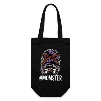 Halloween Momster Monster Mom - Gift Bag for Bottles - black - Front