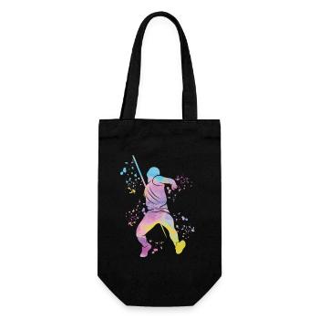 Javelin Throw Colorsplash Javelin Throw - Gift Bag for Bottles - black - Front