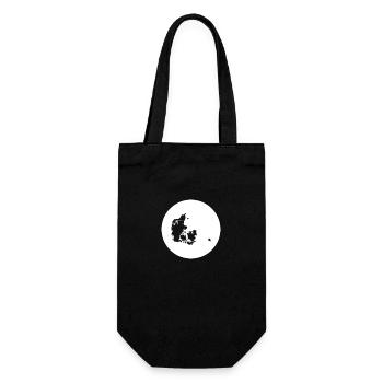 Danemark Carte Danois Fier Danois - Sac à bouteille - noir - Devant