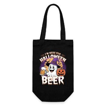 Lustiger Geist I'm here for Halloween Beer - Gift Bag for Bottles - black - Front