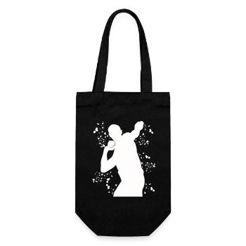 Shot Putter Colorsplash Shot Put - Gift Bag for Bottles - black - Front