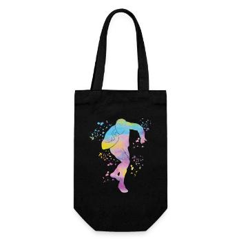 Shot Putter Colorsplash Shot Put - Gift Bag for Bottles - black - Front