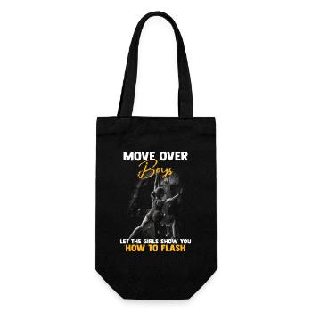 Make way guys boulderers bouldering - Gift Bag for Bottles - black - Front