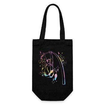 Pole Vaulter Kids Pole Vault - Gift Bag for Bottles - black - Front