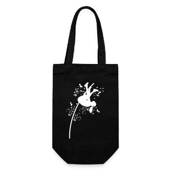 Pole Vaulter Kids Pole Vault - Gift Bag for Bottles - black - Front