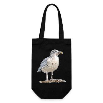 Gull - Gift Bag for Bottles - black - Front