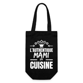 THE AUTHENTIC MOM COOK - Gift Bag for Bottles - black - Front