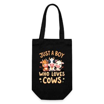 Cow Farmer Farm Farmer Farmer - Gift Bag for Bottles - black - Front
