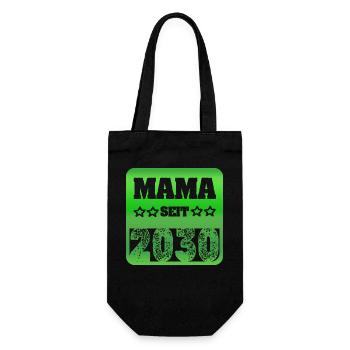 Mom 2030 - Gift Bag for Bottles - black - Front