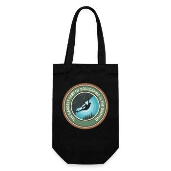 Bouldering Boulderer Bouldering - Gift Bag for Bottles - black - Front